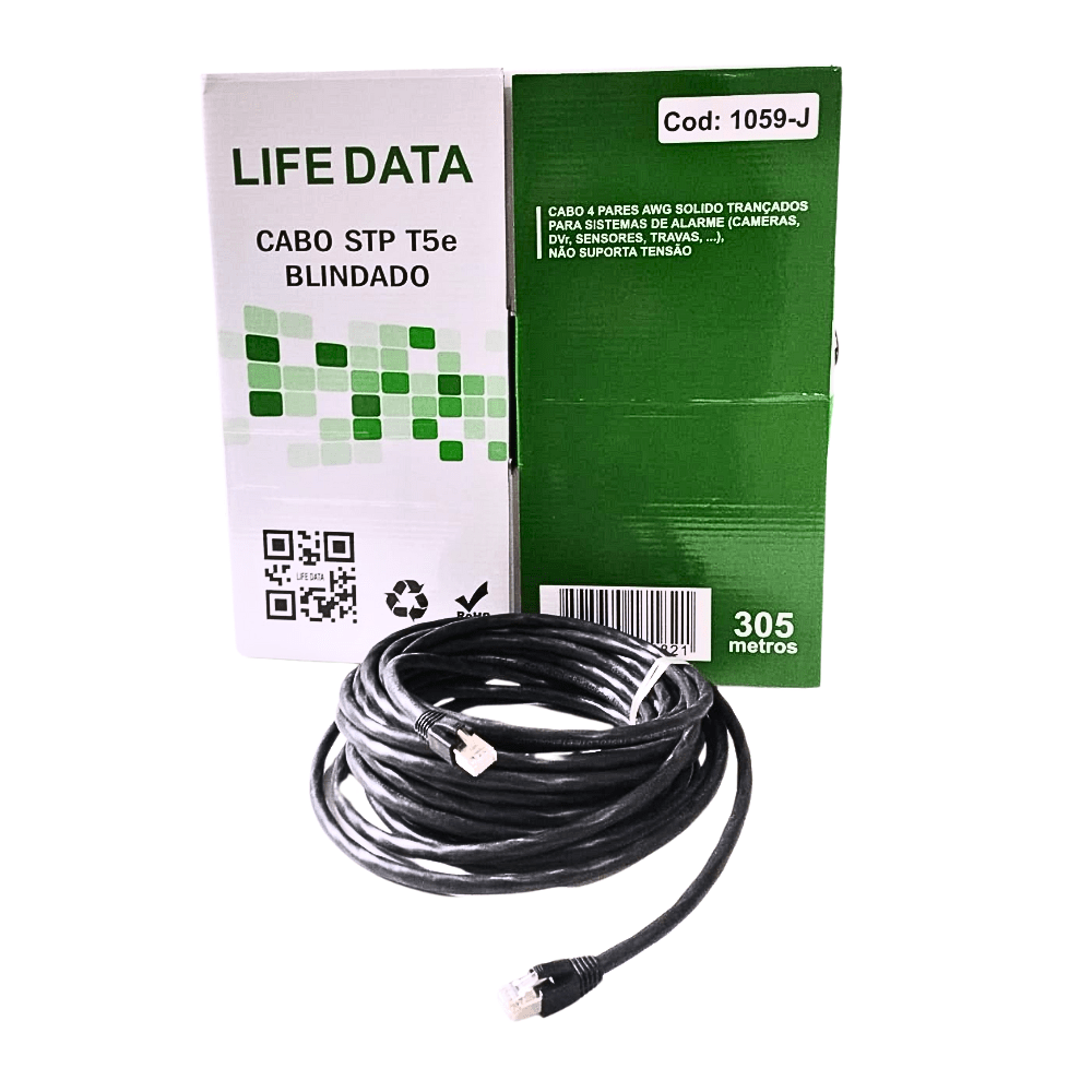 Cabo de Rede CAT5e Blindado STP Deko