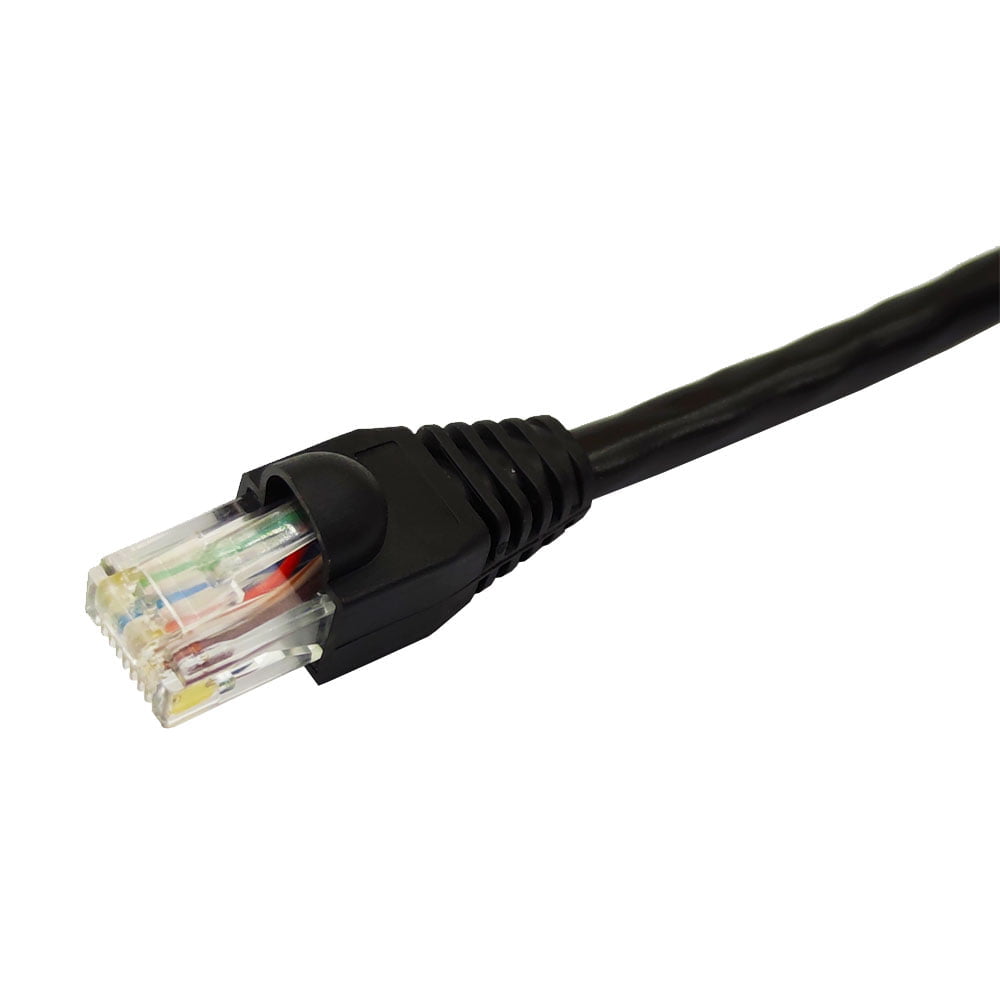 Patch Cord CAT6 RJ45 UTP 100% Cobre Preto