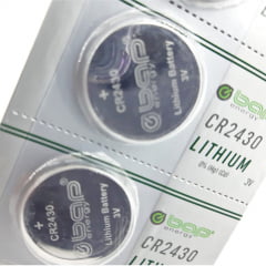 Bateria Lithium 2430 3V com 5 unidades - BAP 