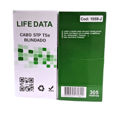Cabo de Rede CAT5e Blindado STP Deko