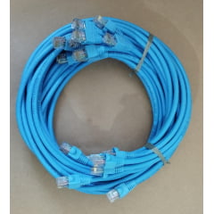 Cabo de Rede CAT5e UTP Puro Cobre Copperlan Azul