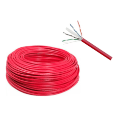 Cabo de Rede CAT6 UTP 23AWG Preto 100% COBRE LIFE DATA 