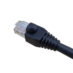 Cabo de Rede CAT6 UTP 23AWG Preto 100% COBRE LIFE DATA 